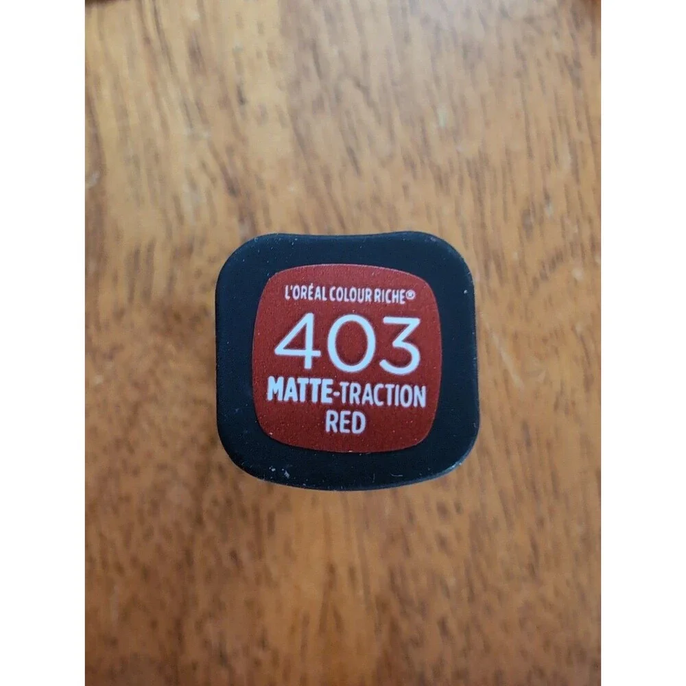 Loreal ~ Colour Riche Lipstick 403 Matte-Traction Red BRAND NEW Hard To Find